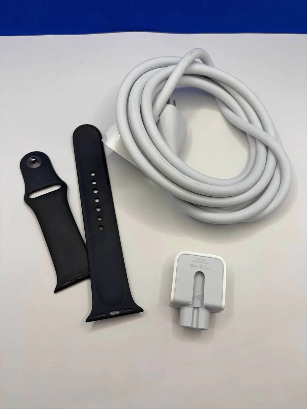 MacBook Charger Extender and Wall Plug with Apple Watch Band Bundle